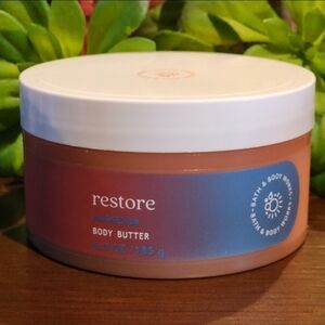 Bath & Body Works Restore Magnesium Body Butter - Blue and White